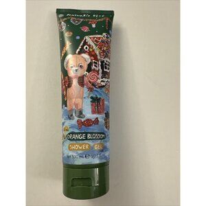New Nathalie Lete Orange Blossom Shower Gel 10.1 Oz Cream Green Bear D37
